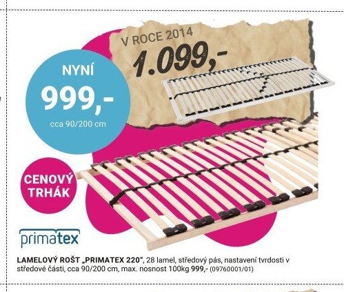 LAMELOVÝ ROŠT „PRIMATEX 220“