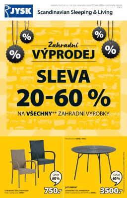 akční leták Jysk 31.7.2024-13.8.2024