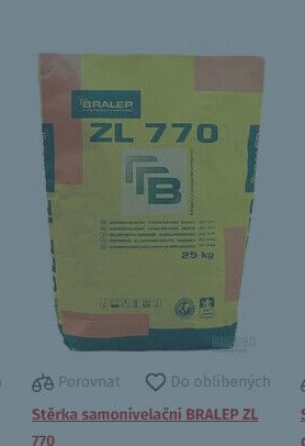 Stěrka samonivelační BRALEP ZL 770