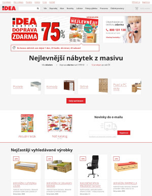 akční leták IDEA nábytek 13.8.2024-19.8.2024