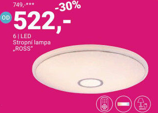 LED STROPNÍ LAMPA „ROSS“