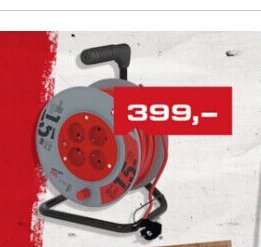 Prodlužovací kabel na bubnu