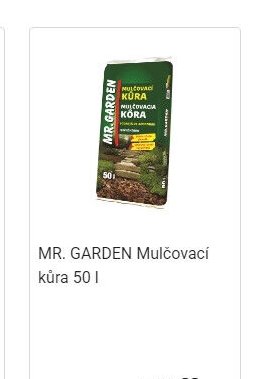 MR. GARDEN Mulčovací kůra 50 l