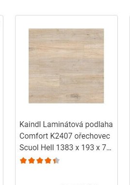 Kaindl Laminátová podlaha Comfort K2407 ořechovec Scuol Hell 1383 x 193 x 7 mm