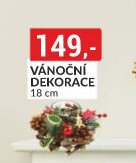 Vánoční dekorace 18 cm