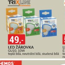 LED ŽÁROVKA GU10, 10W teplá bílá, neutrální bílá, studená bílá