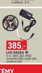 LED PÁSEK 5 m, 300 LED, IP20 neutrální bílá, teplá bílá studená bílá