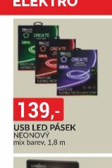 USB LED PÁSEK NEONOVÝ