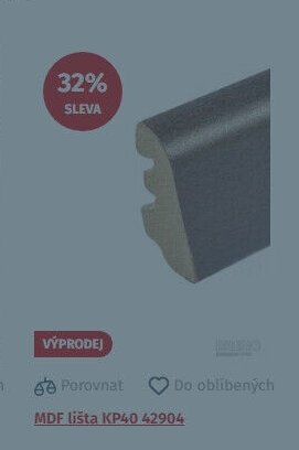 MDF lišta KP40 42904