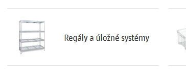 Regály a úložné systémy