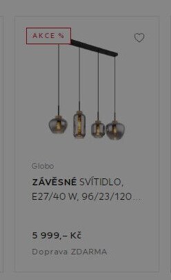 Globo ZÁVĚSNÉ SVÍTIDLO, E27/40 W, 96/23/120 cm