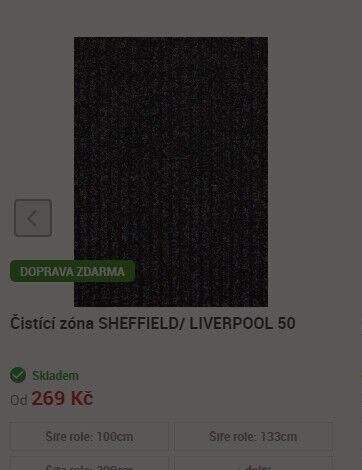 Čistící zóna SHEFFIELD/ LIVERPOOL 50