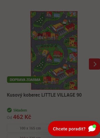 Kusový koberec LITTLE VILLAGE 90