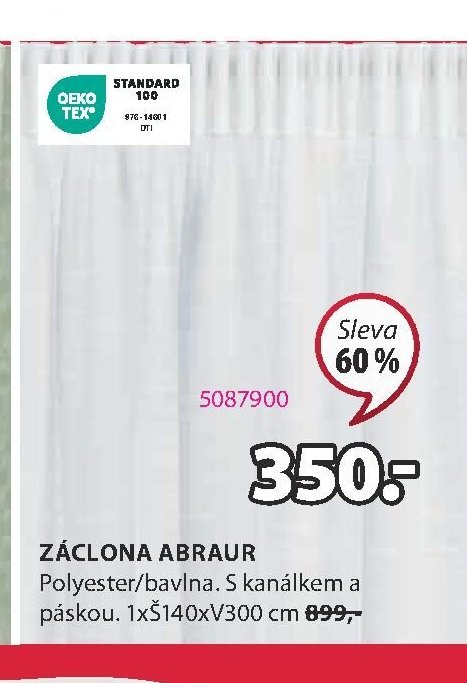 ZÁCLONA ABRAUR