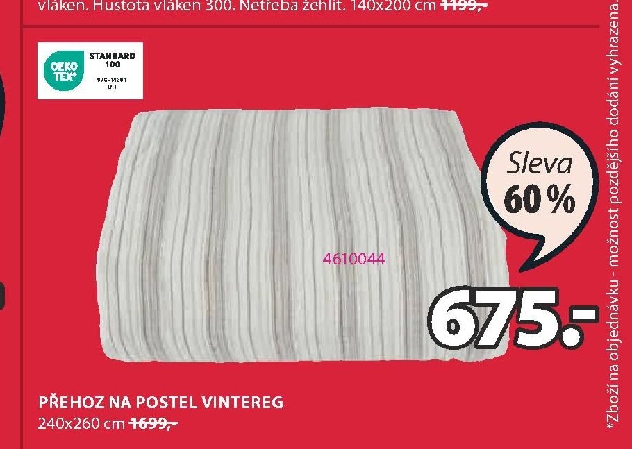 PŘEHOZ NA POSTEL VINTEREG