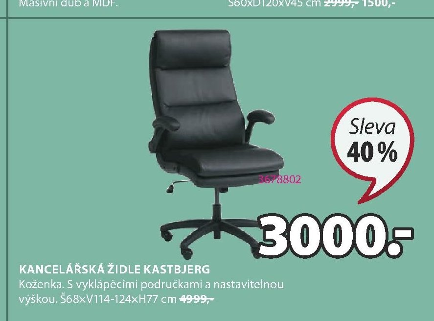 KANCELÁŘSKÁ ŽIDLE KASTBJERG