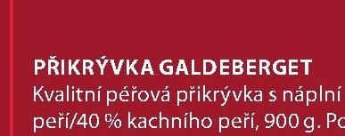 PŘIKRÝVKA GALDEBERGET