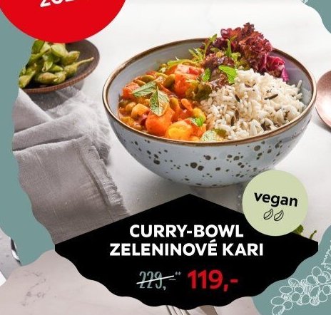 Curry-bowl zeleninové kari