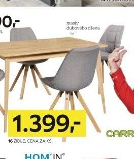 16 ŽIDLE, CENA ZA KS