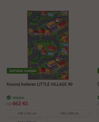 Kusový koberec LITTLE VILLAGE 90