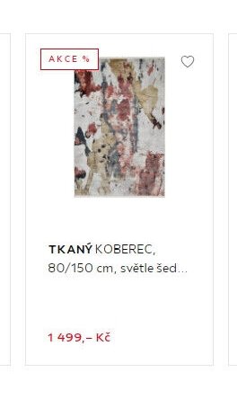 TKANÝ KOBEREC, 80/150 cm, světle šedá