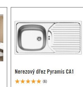 Nerezový dřez Pyramis CA1