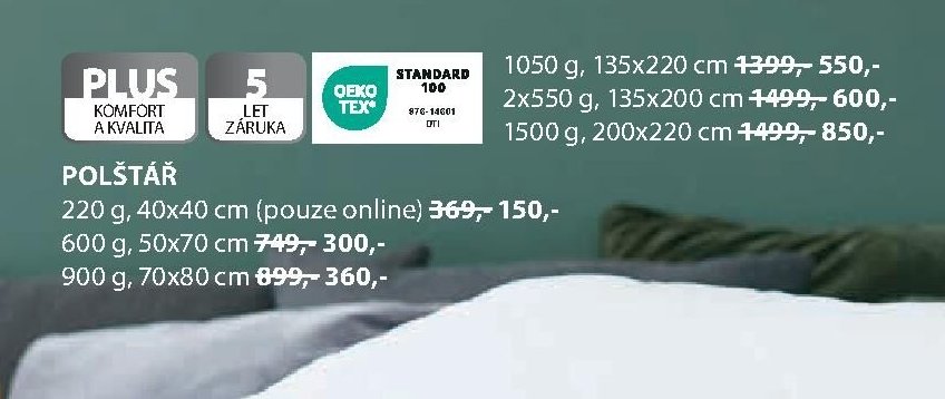 PLUS Polštář