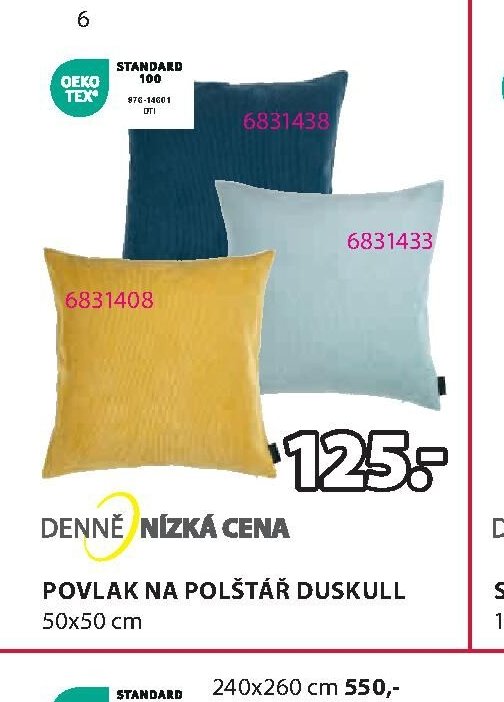POVLAK NA POLŠTÁŘ DUSKULL