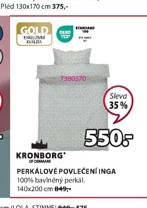 PERKÁLOVÉ POVLEČENÍ INGA