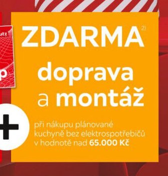 Doprava a montáž zdarma