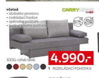 1 Rozkládací pohovka