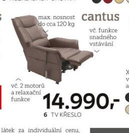 6 TV křeslo