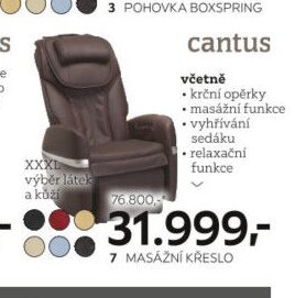 7 Masážní křeslo