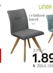 Židle v béžové barvě