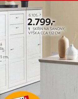 Skříň na šanony, výška cca 132 cm