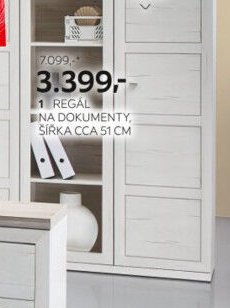 Regál na dokumenty, šířka cca 51 cm