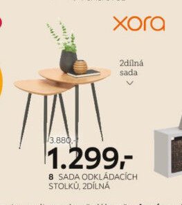 Sada odkládacích stolků, 2dílná