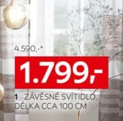 1 ZÁVĚSNÉ SVÍTIDLO