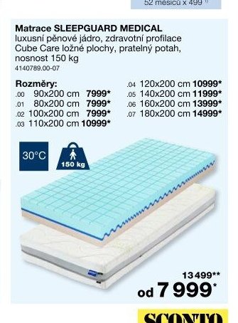 Matrace SLEEPGUARD MEDICAL