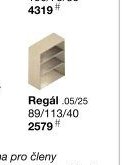 Regál .05/.25