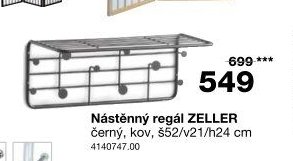 Nástěnný regál ZELLER