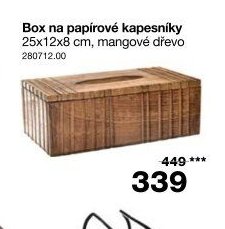 Box na papírové kapesníky