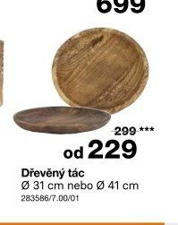 Dřevěný tác