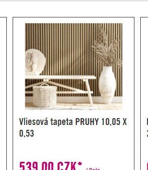 Vliesová tapeta PRUHY 10,05 X 0,53