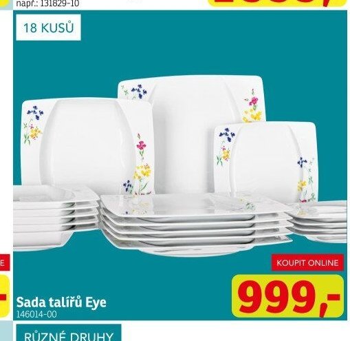 Sada talířů Eye