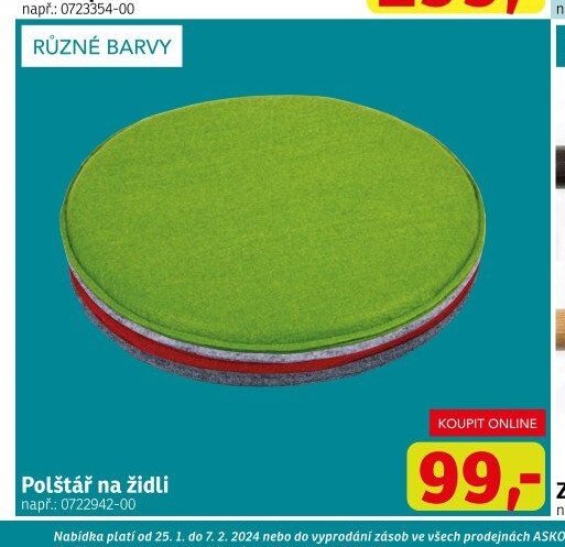 Polštář na židli