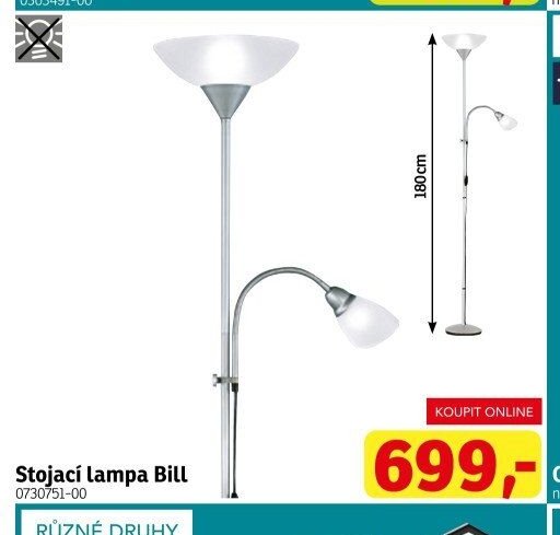 Stojací lampa Bill