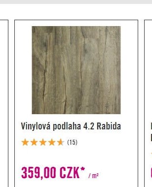 Vinylová podlaha 4.2 Rabida