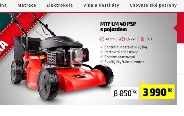 MTF LM 40 PSP s pojezdem