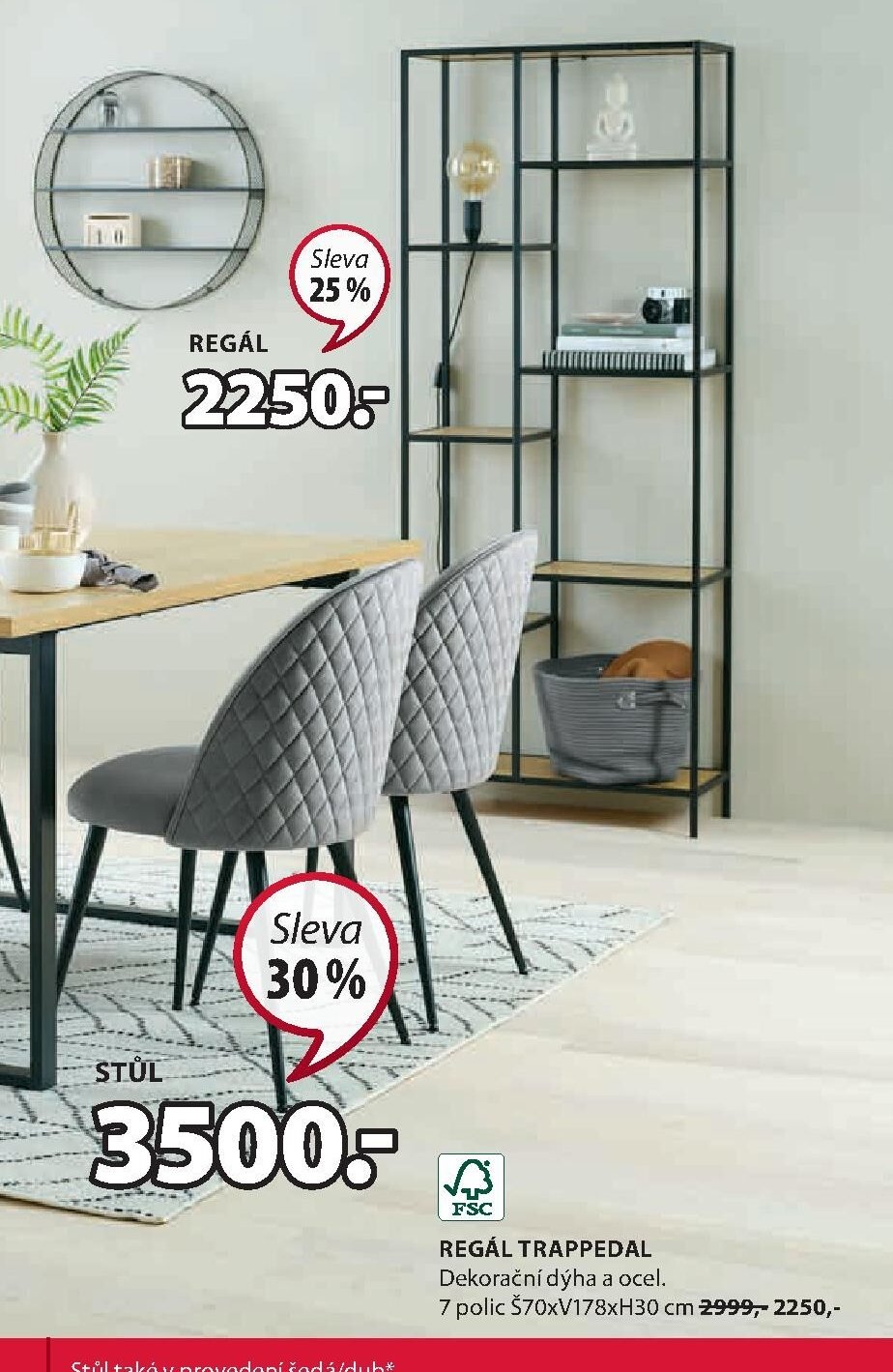 Regál TRAPPEDAL